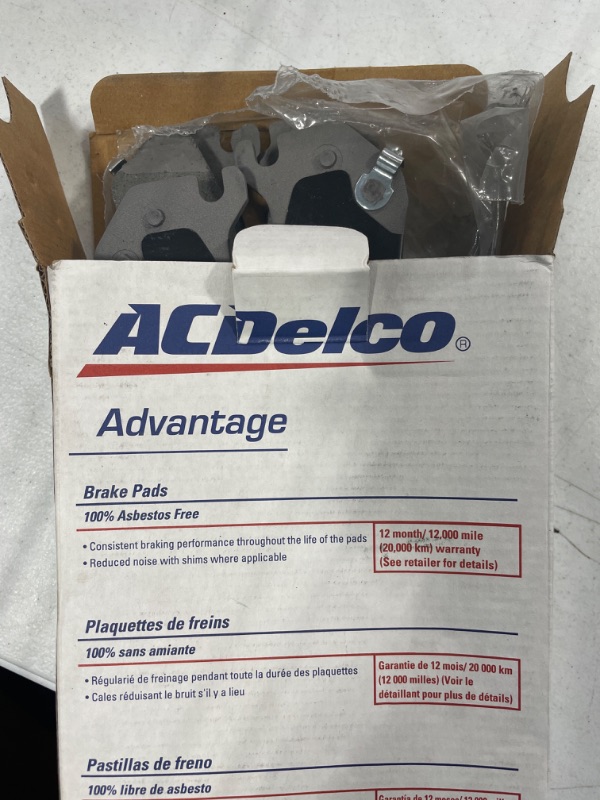 Photo 2 of ACDelco Silver 14D785CH Ceramic Disc Brake Pad Set