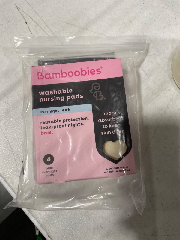 Photo 1 of Bamboobies Overnight Washable Nursing Pads - 4pk