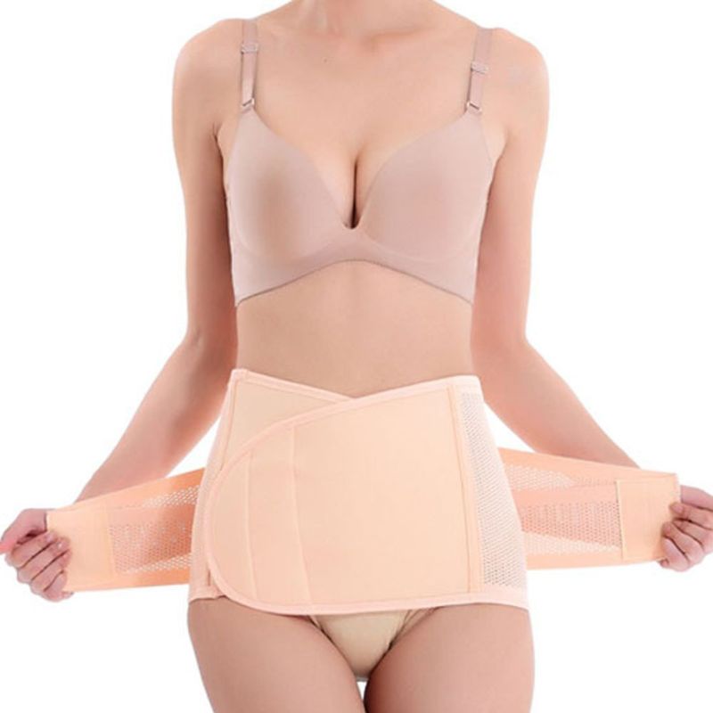 Photo 1 of GOEGE Postpartum Belly band Postpartum Recovery Surgery Support Belly Wrap for C-Section Hernia and Tummy Tuck Abdominal Compression Binder