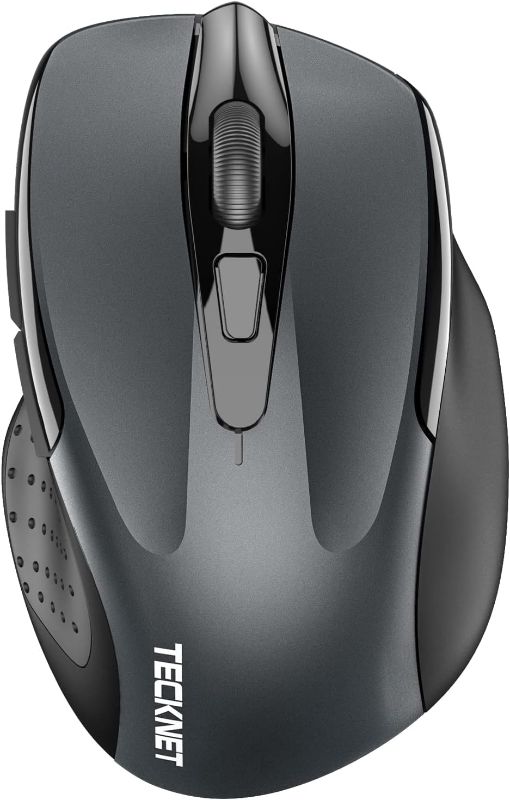 Photo 1 of TECKNET Bluetooth Mouse, Wireless Mouse with 6 Buttons, 5 Adjustable DPI Levels, 24 Month Battery Life, Ergonomic Computer Mouse for Laptop, Computer, Mac, PC, Windows, Chromebook, Notebook
