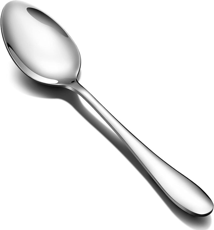 Photo 1 of 12-Piece Stainless Steel Dinner Spoon,Large Tablespoons,8-Inches (12-Piece)