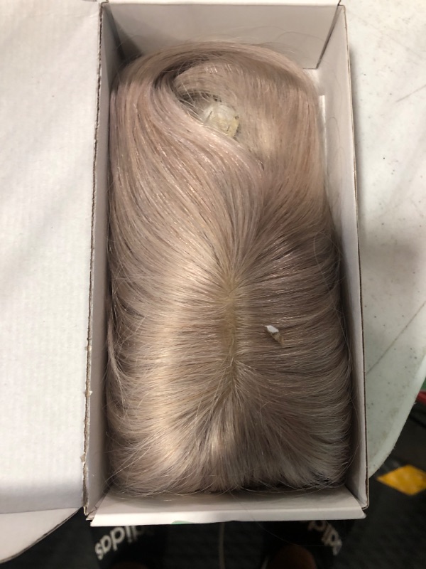 Photo 3 of beautiful metamorphosis women hair pieces 100% human hair grey 14"