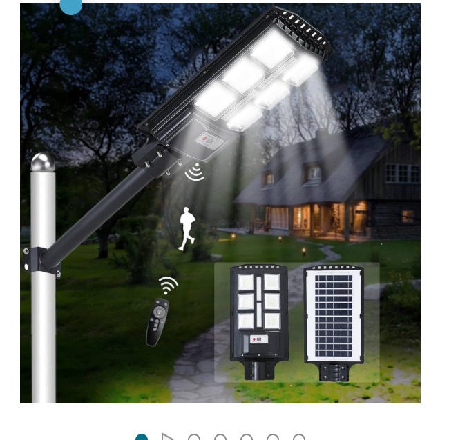 Photo 1 of 400W Solar Street Lights Outdoor waterproof,40000 lumens, Dusk to Dawn Solar with Motion Sensor and Remote Control, LED Flood Light, Suitable for courtyards, Gardens, Streets, Basketball Courts Garage