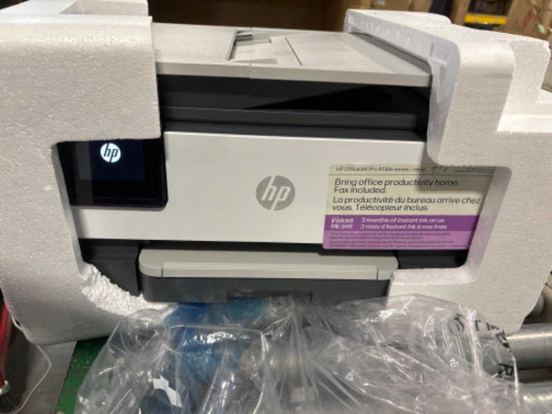 Photo 2 of HP OfficeJet Pro 8135e All-in-One Printer, Color, Printer for Home, Print, Copy, scan, fax, Instant Ink Eligible; Automatic Document Feeder; Touchscreen; Quiet Mode; Print Over VPN New Version