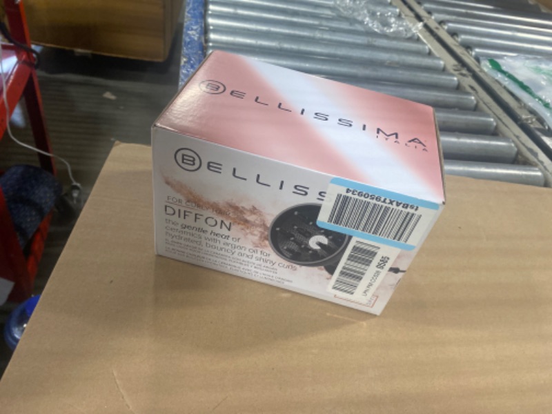 Photo 2 of Bellissima Italia Diffon DF1 5000 - Diffuser & Hair Dryer for Curly Hair with Ceramic Argan Oil - Lightweight