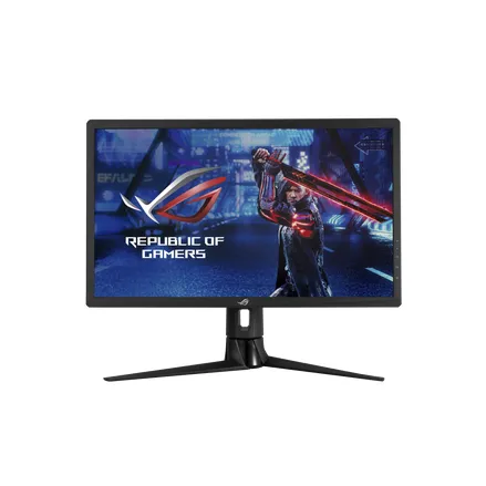 Photo 1 of ASUS ROG Swift 27”1440P OLED DSC Gaming Monitor (PG27AQDM) - QHD (2560x1440), 240Hz, 0.03ms, G-SYNC Compatible, Anti-Glare Micro-Texture Coating, 99% DCI-P3, True 10-bit, DisplayPort,Black