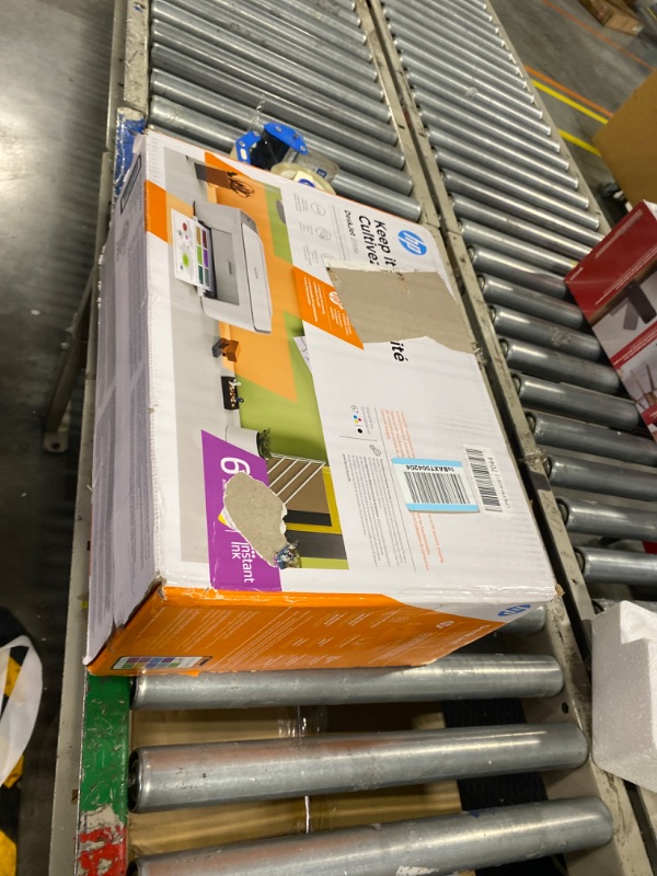 Photo 1 of HP DeskJet 2755e Wireless Color inkjet-printer, Print, scan, copy, Easy setup, Mobile printing, Best-for home, Instant Ink with HP+,white