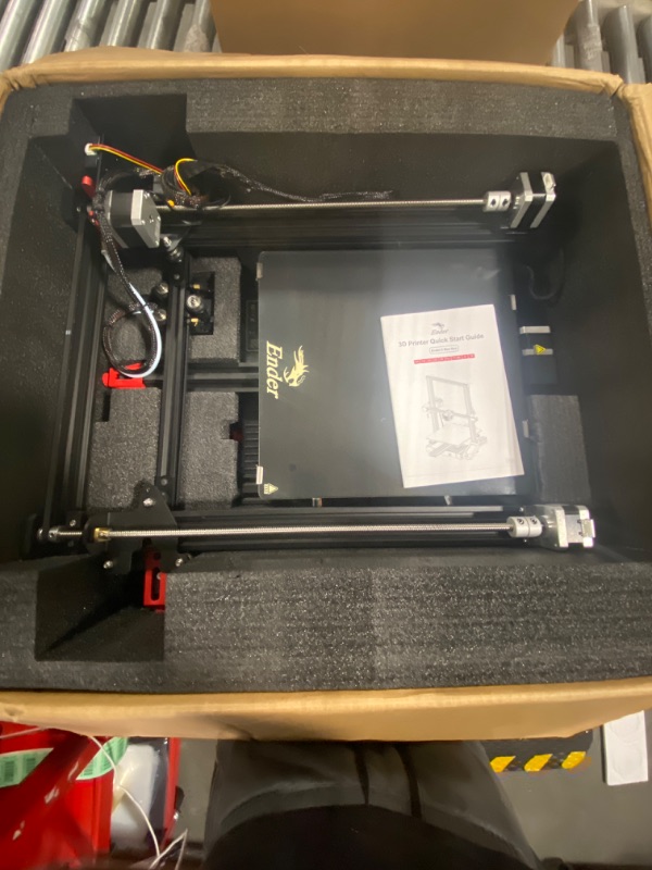 Photo 3 of Official Creality Ender 3 V2 Neo 3D Printer with CR Touch Auto Leveling PC Spring Steel Platform Full-Metal Extruder 95% Pre-Installed 3D Printers Resume Print and Model Preview 8.66*8.66*9.84 inch