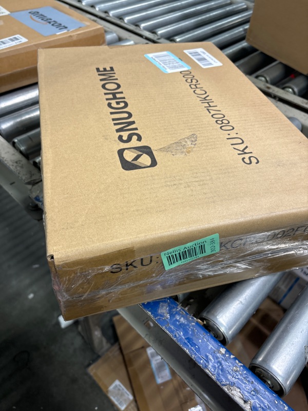 Photo 1 of Snughome Corner Shelf with Metal Frame, 3 Tier Rustic Corner Storage Organizer, Freestanding Corner Bookshelf Stand Display Rack for Kitchen, Living Room Rustic Brown 3-Tier