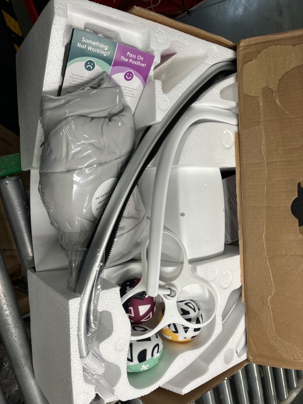 Photo 1 of 4moms MamaRoo Multi-Motion Baby Swing, Bluetooth Baby Swing with 5 Unique Motions, Grey Gray