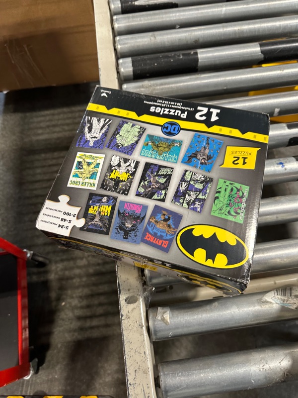Photo 1 of Batman Jigsaw Puzzle 12 Pack Bundle for Kids, Boys - Batman Puzzles for Kids Ages 4-8 Plus Stickers, More | 24, 48, 100 Pc Batman Puzzles Toys Games Party Supplies