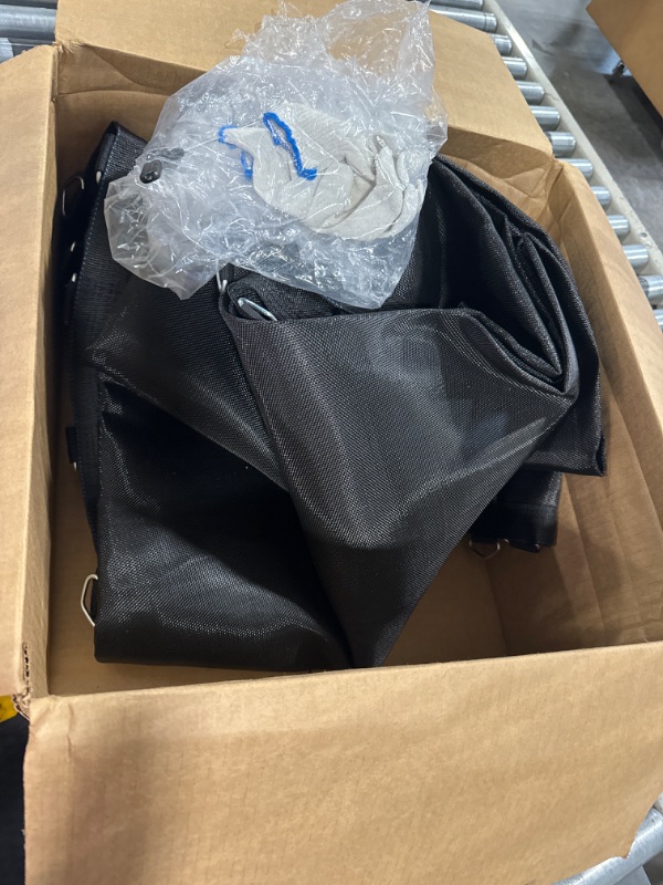 Photo 1 of Liliful Replacement Trampoline Mat Round Trampoline Pad Replacement Spring Mats Waterproof Jumping Pad Trampoline Parts with Spring Hook and Gloves, Fits Trampoline, Not Include Spring 14 ft