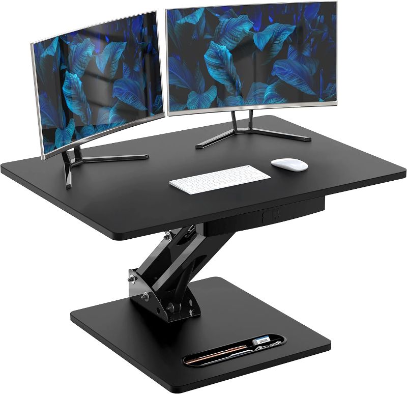 Photo 1 of SHW 28" Over Desk Height Adjustable Standing Desk, Black
Visit the SHW Store
