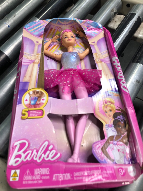 Photo 1 of Barbie Dreamtopia Twinkle Lights Blonde Ballerina Doll