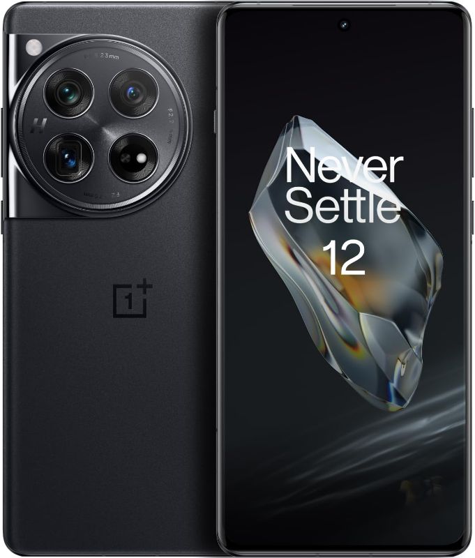 Photo 1 of OnePlus 12,16GB RAM+512GB,Dual-SIM,Unlocked Android Smartphone,Supports 50W Wireless Charging,Latest Mobile Processor,Advanced Hasselblad Camera,5400 mAh battery,2024,Silky Black