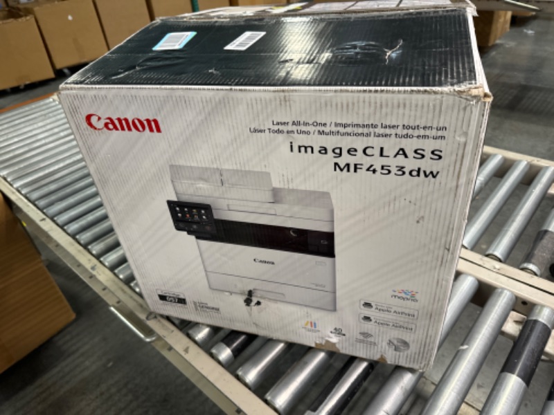 Photo 2 of Canon imageCLASS MF453dw All-in-One Wireless Monochrome Laser Printer | Print, Copy, & Scan| | 5" Color Touch LCD | One Pass Duplex Scan Monochrome Printer without Fax