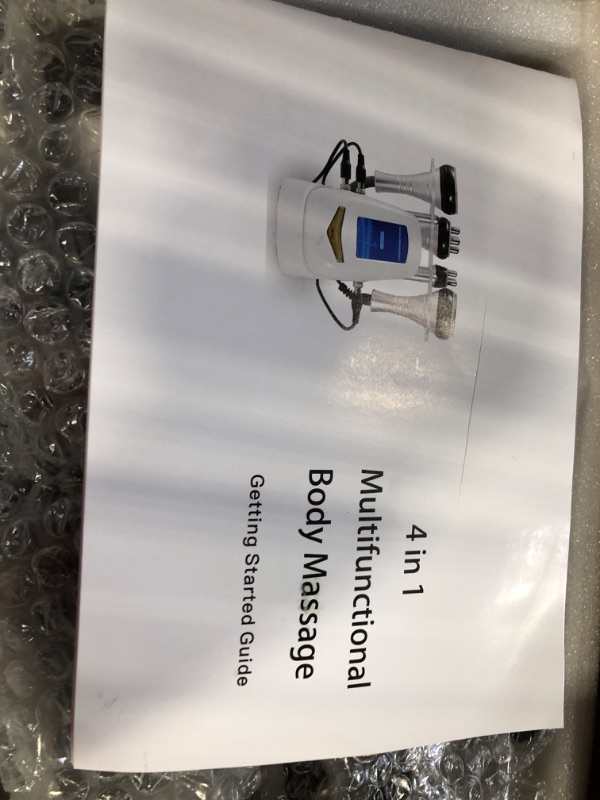 Photo 1 of 4in1 40K Radio-frequency Vacuum Ultrasonic Cavitation Machine, Body Slimming Sculpting Device for Face, Arm, Waist, Belly, Leg
