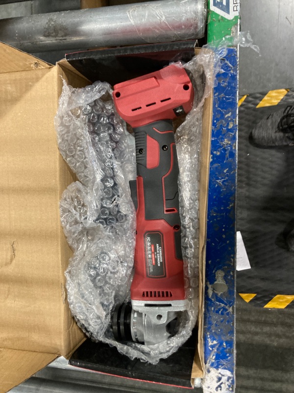 Photo 3 of MtiolHig Cordless Angle Grinder for Milwaukee 18v Battery, 8500RPM Variable Speed Brushless 4 1/2'' Angle Grinder for Milwaukee Tools Without Grinding & Cutting Wheels for Polishing and Rust Removal 1pc Grinder for Milwaukee 18v Battery