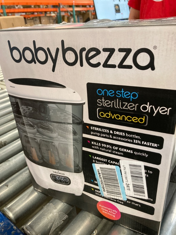 Photo 1 of Baby Brezza Baby Bottle Sterilizer and Dryer Advanced – Electric Steam Sterilization Machine – Universal Sterilizing for All Bottles: Plastic + Glass + Pacifiers + Breast Pump Parts - HEPA Filtration