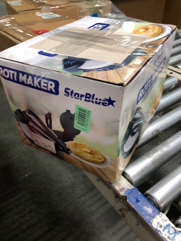 Photo 1 of 10inch Roti Maker by StarBlue with FREE Roti Warmer - The automatic Stainless Steel Non-Stick Electric machine to make Indian style Chapati, Tortilla, Roti AC 110V 50/60Hz 1200W SB-SW2093