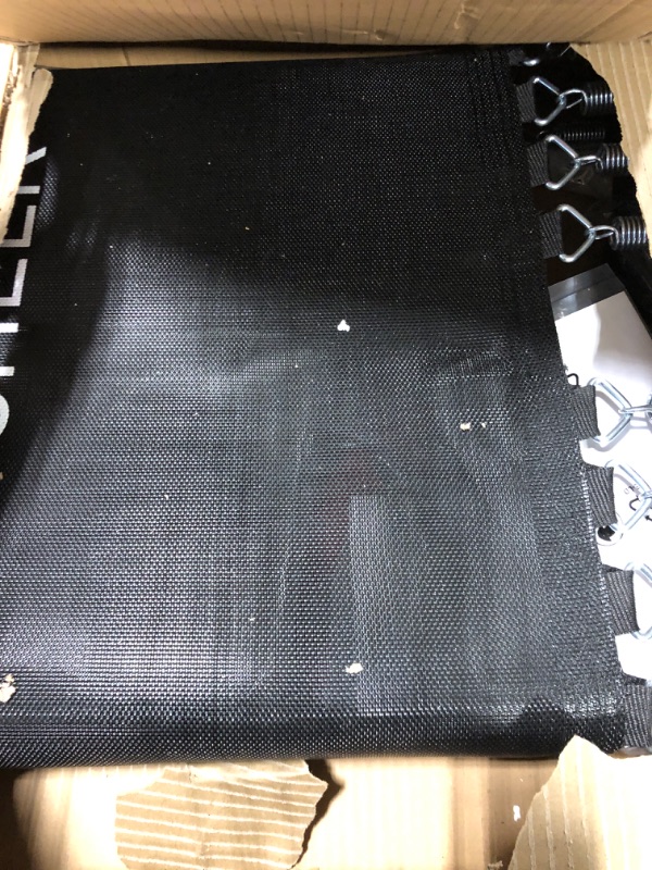 Photo 1 of ANCHEER Foldable Trampoline, Mini Rebounder Trampoline with Adjustable Handle, Exercise Trampoline for Indoor/Garden/Workout Cardio, Parent-Child Twins Trampoline Max Load 220lbs Red