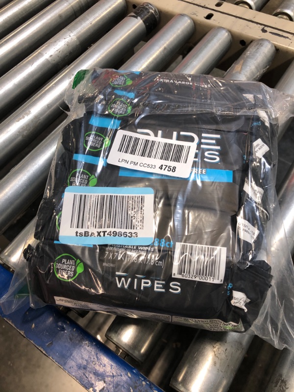 Photo 2 of DUDE Wipes Flushable Wipes - 6 Pack, 288 Wipes - Unscented Wet Wipes with Vitamin-E & Aloe for at-Home Use - Septic and Sewer Safe Fragrance Free