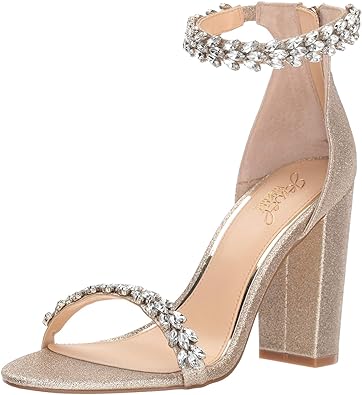 Photo 1 of Jewel Badgley Mischka Mayra Ankle Strap Evening Shoe (SIZE: 8)