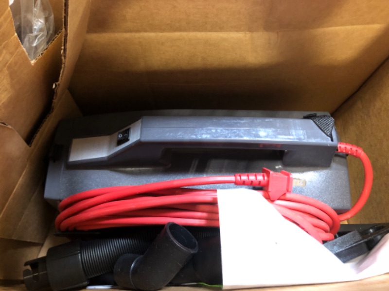Photo 1 of **PARTS ONLY** Oreck Compact Canister Vacuum-Handheld Cannister Cleaner & Blower w/HEPA Filter Bag for Dusting Dirt & Dog Hair for Hardwood, Wooden & Tile Floors, BB1200DB, Black

