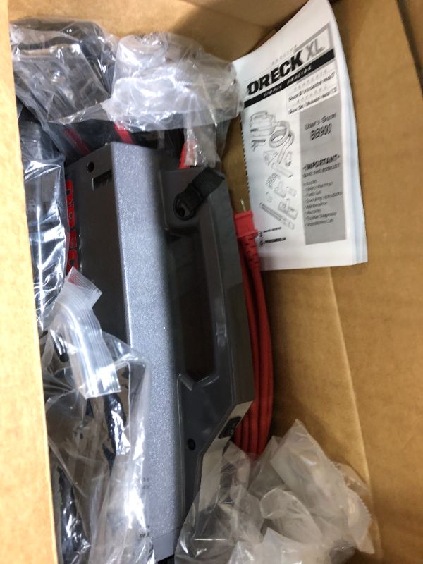 Photo 1 of **PARTS ONLY** Oreck Compact Canister Vacuum-Handheld Cannister Cleaner & Blower w/HEPA Filter Bag for Dusting Dirt & Dog Hair for Hardwood, Wooden & Tile Floors, BB1200DB, Black
