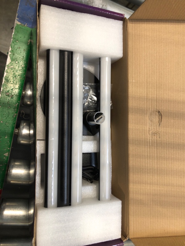 Photo 1 of Miortior Corner Floor Lamp - Smart RGB LED Corner Lamp with App and Remote Control, 16 Million Colors & 68+ Scene, Music Sync, Timer Setting - Ideal for Living Rooms, Bedrooms, and Gaming Rooms Black