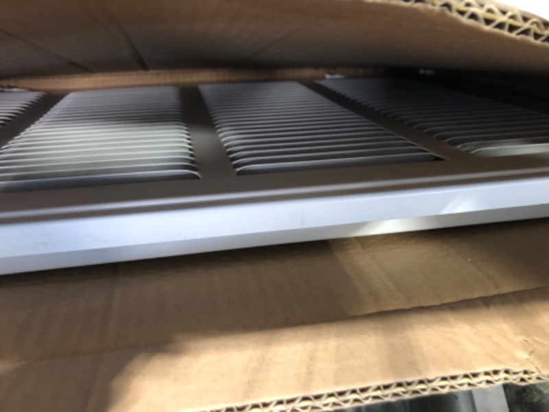 Photo 3 of 20"W x 12"H [Duct Opening Measurements] Steel Return Air Filter Grille [Removable Door] for 1-inch Filters | Vent Cover Grill, White | Outer Dimensions: 22 5/8"W X 14 5/8"H for 20x12 Duct Opening Duct Opening style: 20 Inchx12 Inch