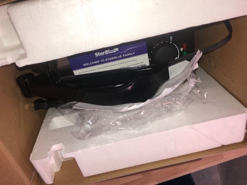 Photo 1 of 10inch Roti Maker by StarBlue with FREE Roti Warmer - The automatic Stainless Steel Non-Stick Electric machine to make Indian style Chapati, Tortilla, Roti AC 110V 50/60Hz 1200W SB-SW2093