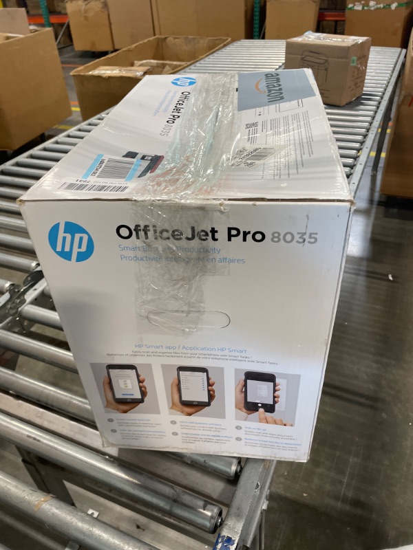 Photo 3 of HP OfficeJet Pro 8035 All-in-One Wireless Printer - Includes 8 Months of Ink, HP Instant Ink, Works with Alexa - Coral (4KJ65A)