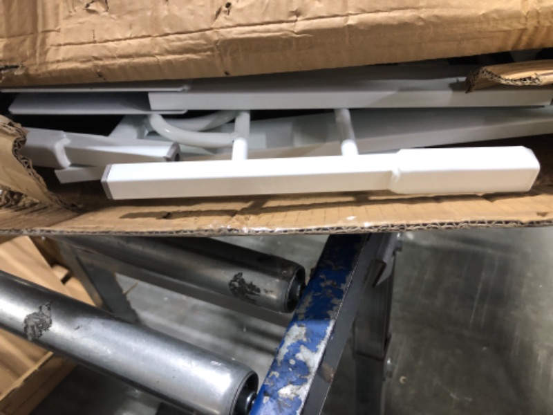 Photo 1 of Cumbor 29.7-46" Baby Gate for Stairs, Mom's Choice Awards Winner-Auto Close Dog Gate for the House, Easy Install Pressure Mounted Pet Gates for Doorways, Easy Walk Thru Wide Safety Gate for Dog, White