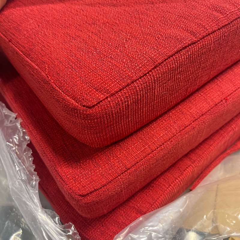 Photo 1 of  
Visit the Store, downluxe
downluxe
Visit the Store
4.5  902
downluxe Indoor Chair Cushions for Dining Chairs, Soft and Comfortable Textured Memory Foam Kitchen Chair Pads with Ties and Non-Slip Backing, 16" x 16" x 2", Red, 3 pack 