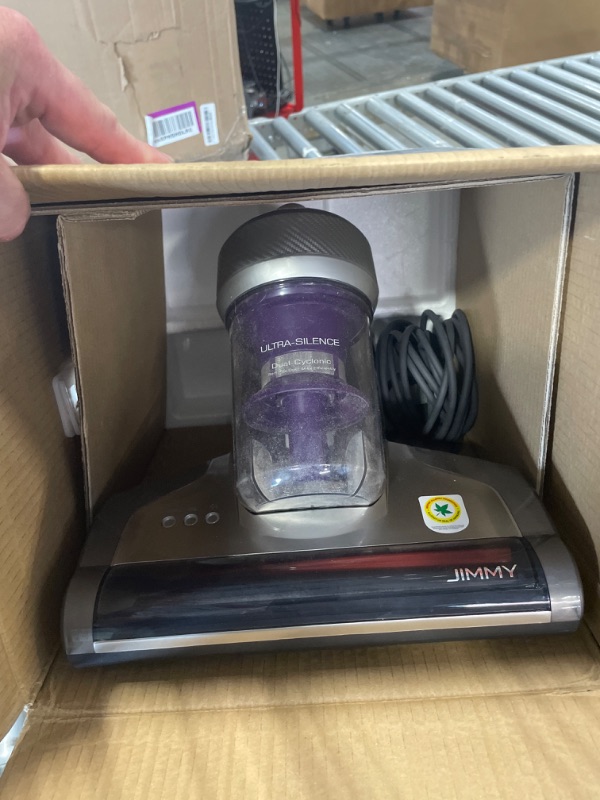 Photo 1 of Jimmy JV35 Bed Vacuum Cleaner, Mattress Vacuum Cleaner with UV-C Light Hepa Filtration 5s Quick Heating 14Kpa 480W Powerful Corded Handheld Vacuum for Bed, Sofa, Other Fabric