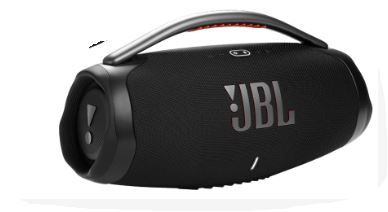 Photo 1 of JBL Boombox 3 Waterproof Portable Bluetooth Speaker Bundle with gSport Case and Accessory Pouch (Black) Black Boombox 3