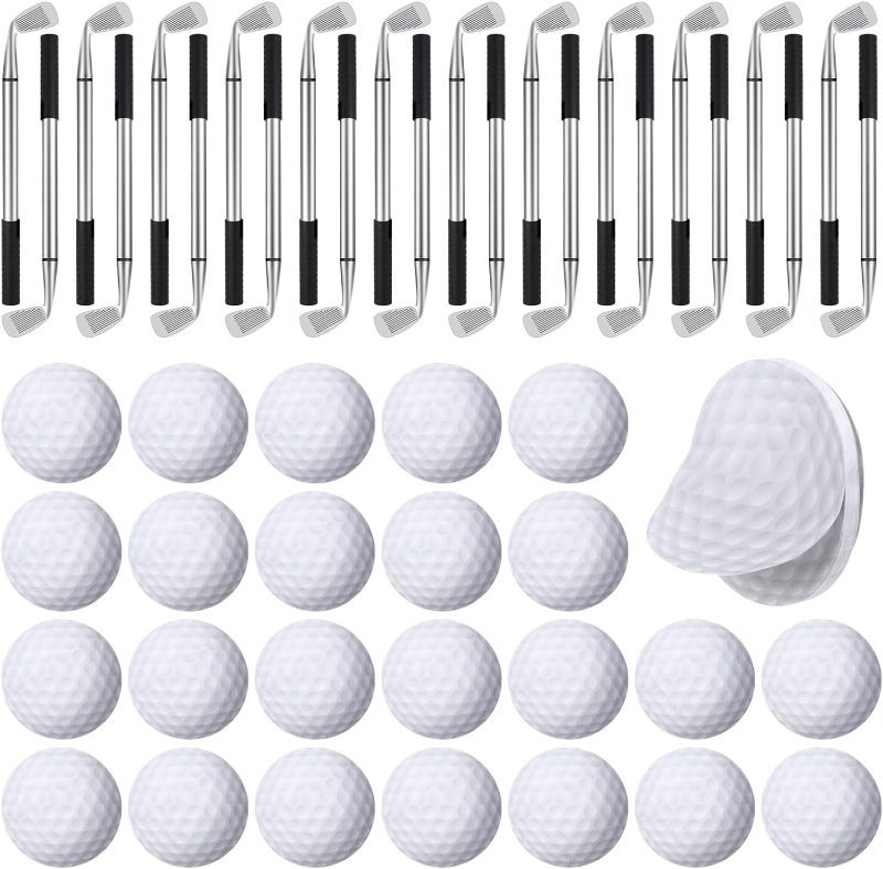 Photo 1 of 24 Pack Golf Ballpoint Pen and Pads Golf Sticky Notes