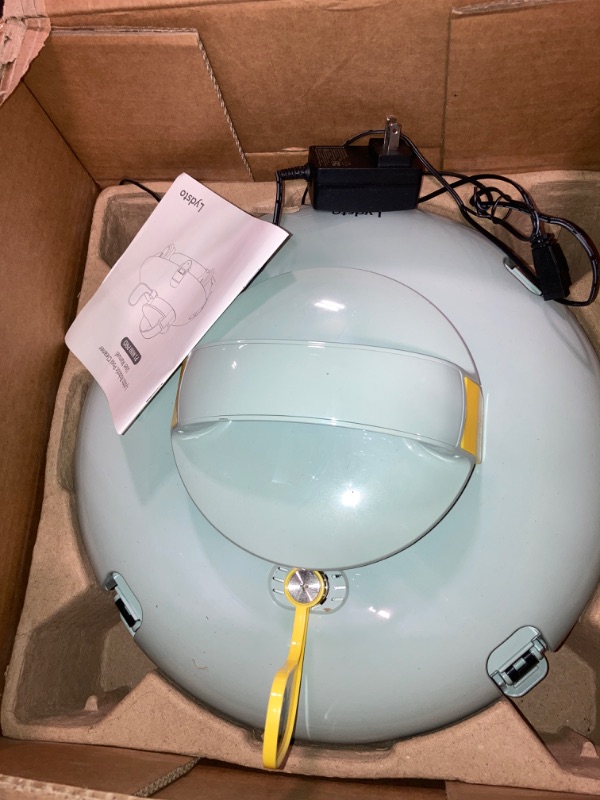 Photo 1 of Cordless Robotic Pool Cleaner - 140Mins Automatic Pool Vacuum for Above Ground Pool -Water Sensor Tech- Dual-Drive Motors,Rechargeable Battery,Ideal for All Flat Bottom Pools Up to 42 Feet,Ash-Green