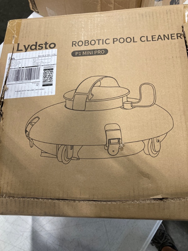 Photo 1 of Cordless Robotic Pool Cleaner - 140Mins Automatic Pool Vacuum for Above Ground Pool -Water Sensor Tech- Dual-Drive Motors,Rechargeable Battery,Ideal for All Flat Bottom Pools Up to 42 Feet,Ash-Green