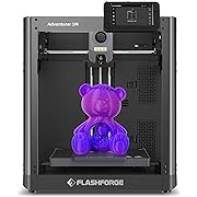 Photo 1 of FLASHFORGE Adventurer 5M 3D Printer with Fully Auto Leveling, Max 600mm/s High Speed Printing, 280°C Direct Extruder with 3S Detachable Nozzle, Core XY All Metal Structure, Print Size 220x220x220mm