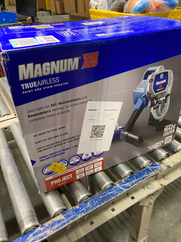 Photo 2 of Graco Magnum 262800 X5 Stand Airless Paint Sprayer, Blue Magnum X5 Airless Paint Sprayer