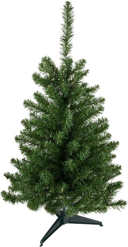 Photo 1 of 3' Medium Canadian Pine Artificial Christmas Tree, Unlit

