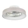 Photo 1 of 18.5 in. Integrated LED Indoor Grey Ceiling Fans with Light and Remote, 5 Blades Enclose Ceiling Fan