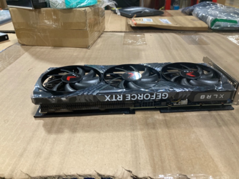 Photo 6 of GeForce RTX 4060 Ti 16GB XLR8 Gaming VERTO RGB OC Graphics Card with Triple Fan