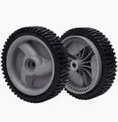 Photo 1 of 2 Pack Mower Front Drive Wheels for Craftsman Husqvarna 194231X460 401274X460 583719501 Wheel 8" X1-3/4