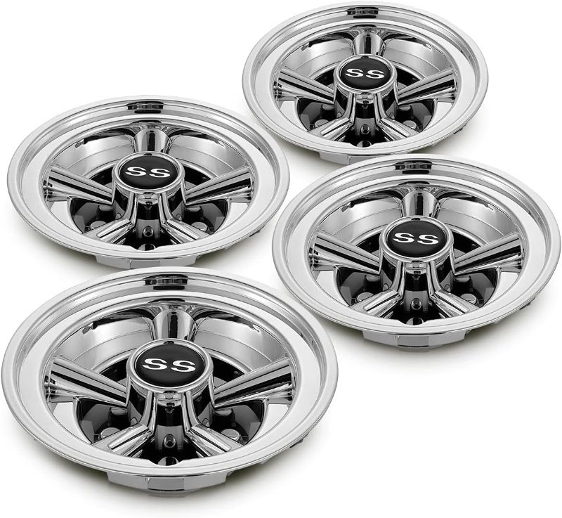 Photo 1 of Golf Cart Accessories Wheel Covers Hub Caps for Yamaha/Club CAR/EZ-GO Par Car 8" (Set of 4) (Silver)