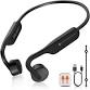 Photo 1 of CHENSIVE Bone Conduction Headphones Wireless Headphones Bluetooth 5.3 Open Ear Headphones 10H Playtime Sports Earphones with Mic, IPX6 Waterproof Headset for Running,Cycling, Hiking, Driving Black ***USED**** 