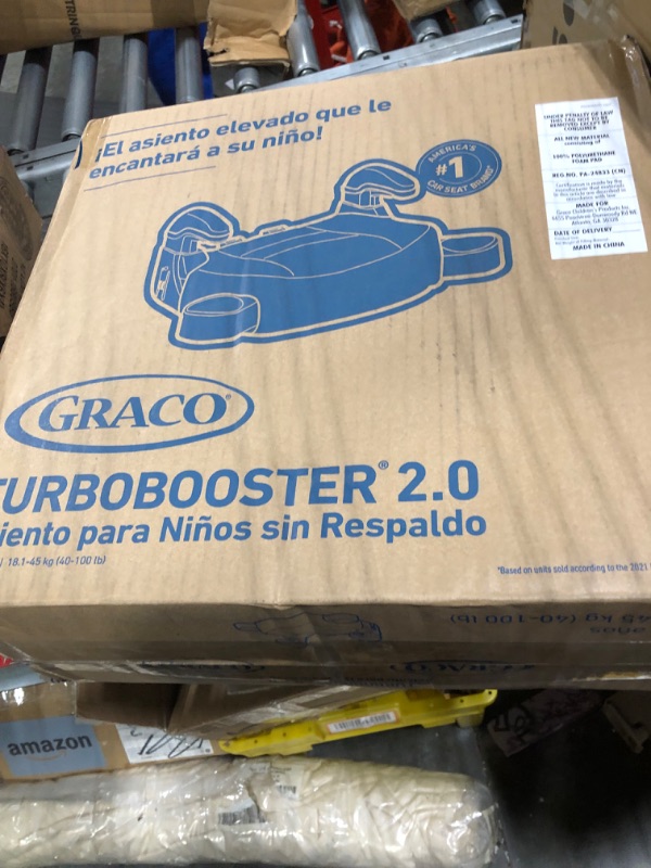 Photo 2 of Graco TurboBooster 2.0 Backless Booster Car Seat, Denton