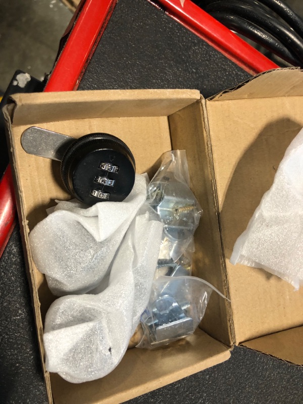 Photo 1 of 3 Pack Combination Cabinet Cam Lock Password Coded Lock with 3/4" Cylinder and Chrome Finish, Security Cam Locks for Cabinet Filing Drawer Mailbox (Black) Black, 3 Pack 3/4 Inch